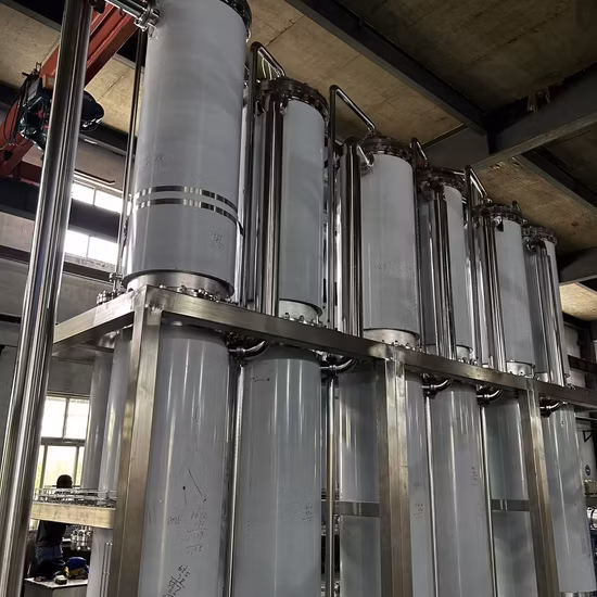 Used Stainless Steel Water for Injection Multi-Effect Four-Stage Short-Range Molecular Distillation Machine